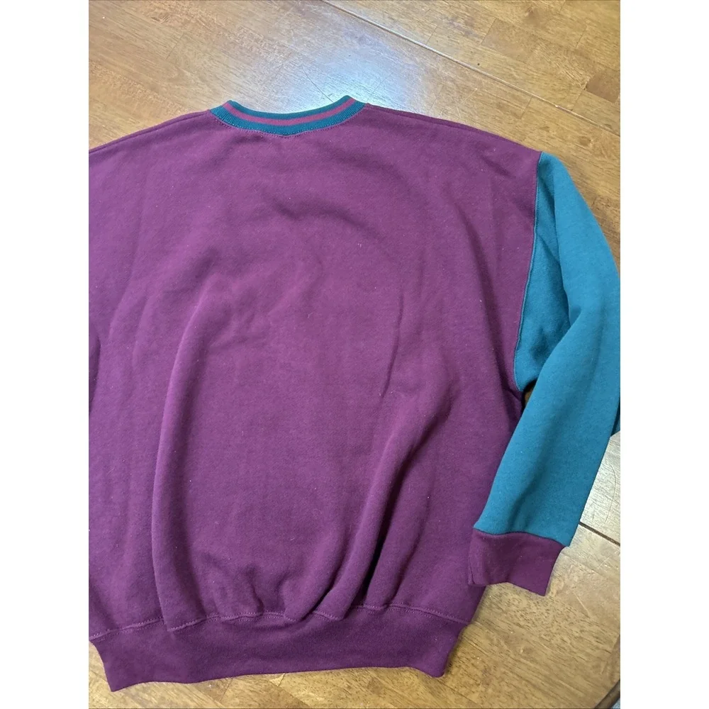 Vintage HL Miller Gold Pullover Sweatshirt Men's Size XL Made In USA Golf Red - Picture 11 of 12